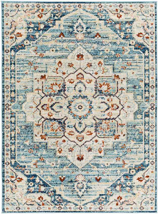 Spencer Indoor / Outdoor Teal Area Rug