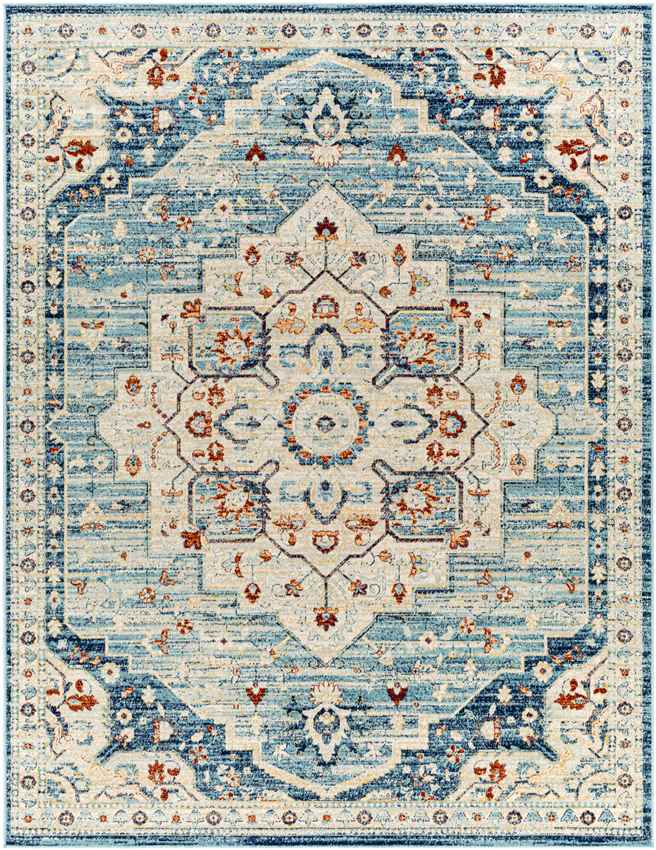 Spencer Indoor / Outdoor Teal Area Rug