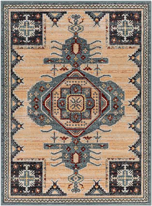 Bruceville Global Peach Area Rug