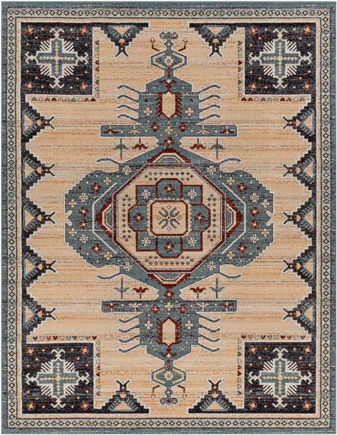 Bruceville Global Peach Area Rug