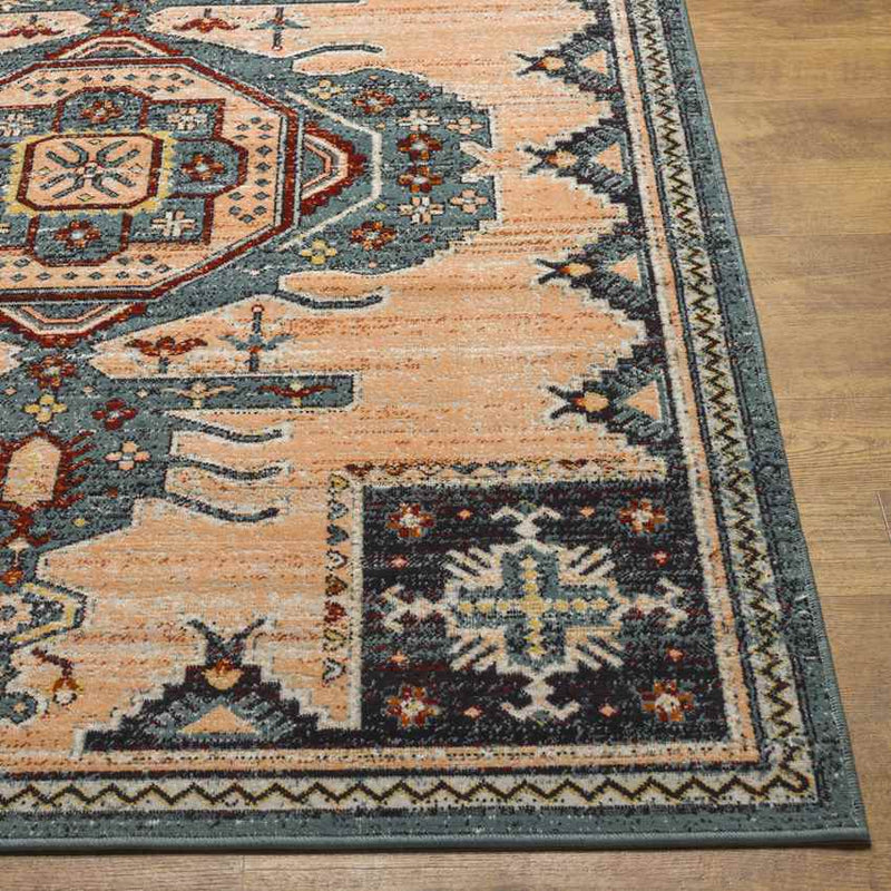 Bruceville Global Peach Area Rug