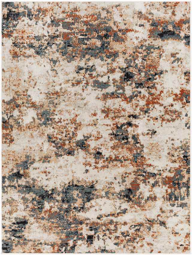 Burnettsville Modern Rust Area Rug