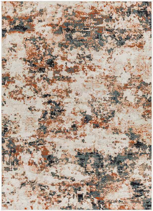 Burnettsville Modern Rust Area Rug