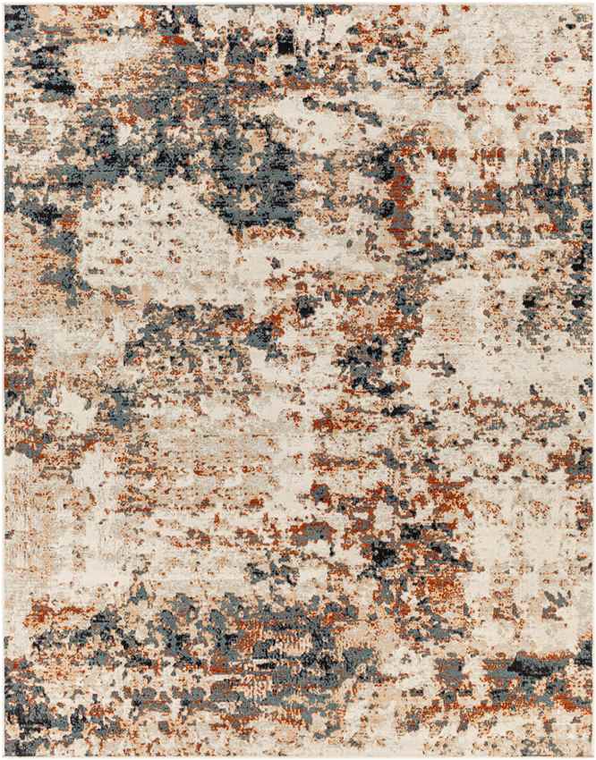 Burnettsville Modern Rust Area Rug