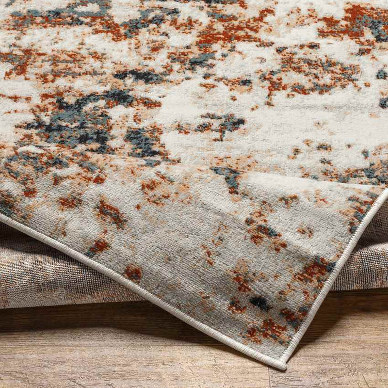 Burnettsville Modern Rust Area Rug