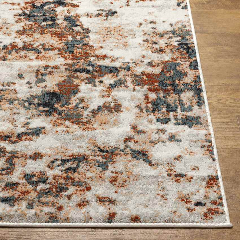 Burnettsville Modern Rust Area Rug