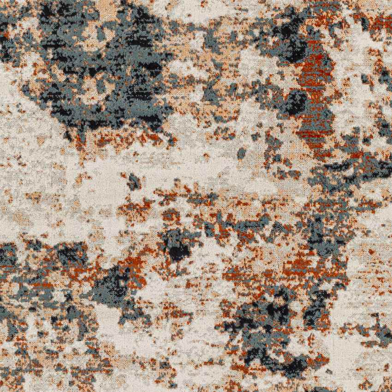 Burnettsville Modern Rust Area Rug