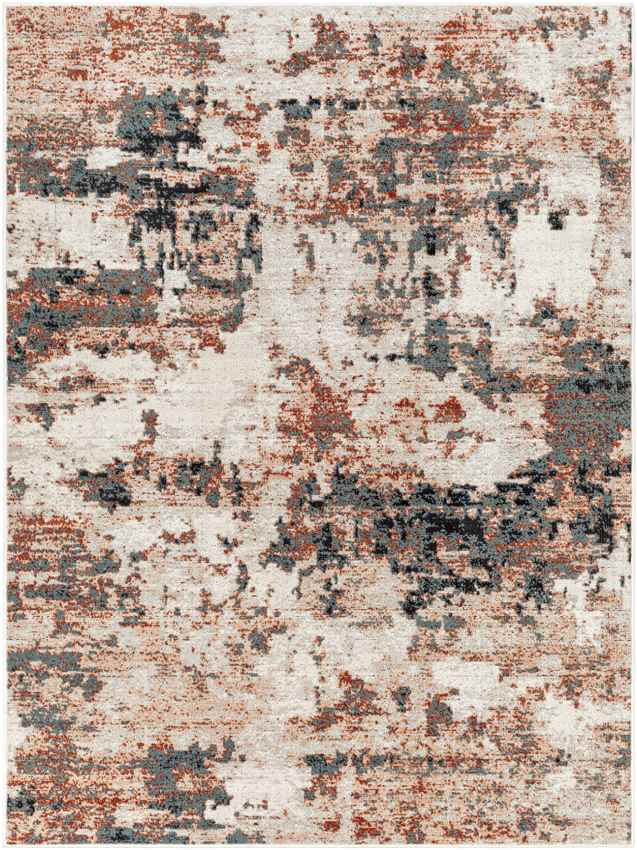 Burns Harbor Modern Rust Area Rug