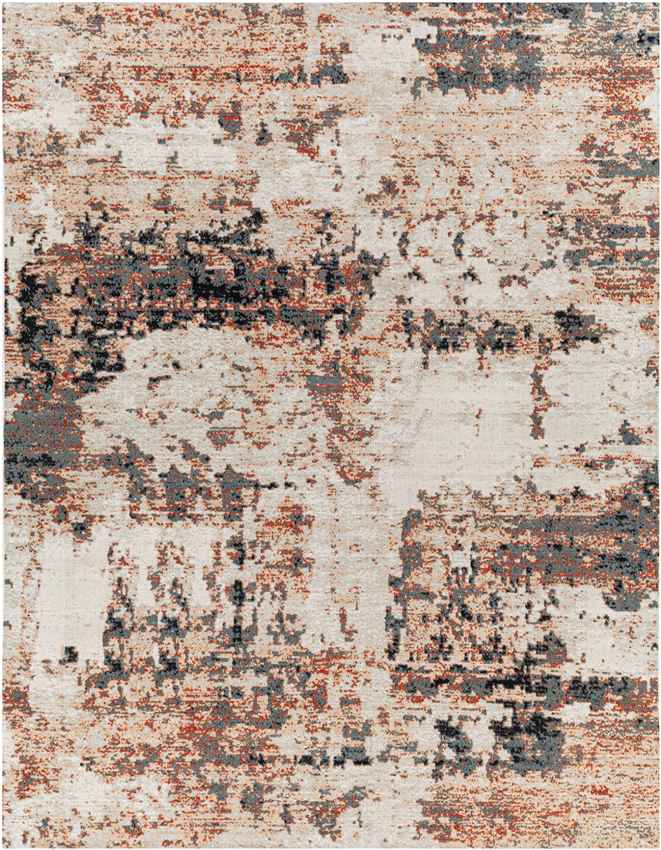 Burns Harbor Modern Rust Area Rug