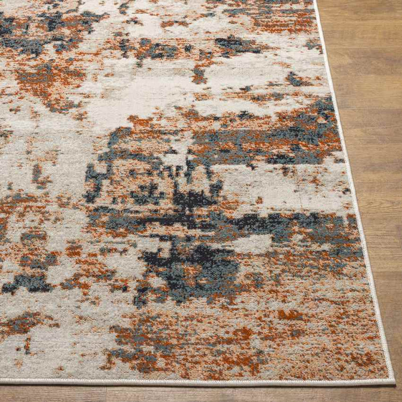 Burns Harbor Modern Rust Area Rug