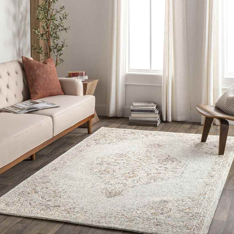 Warren Park Traditional Ivory Area Rug