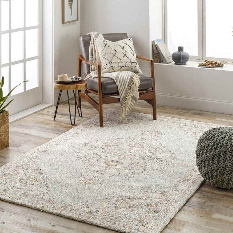 Warren Park Traditional Ivory Area Rug