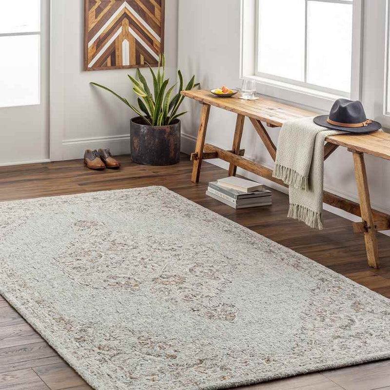 Warren Park Traditional Ivory Area Rug