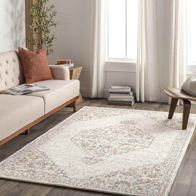 Warren Park Traditional Beige Area Rug