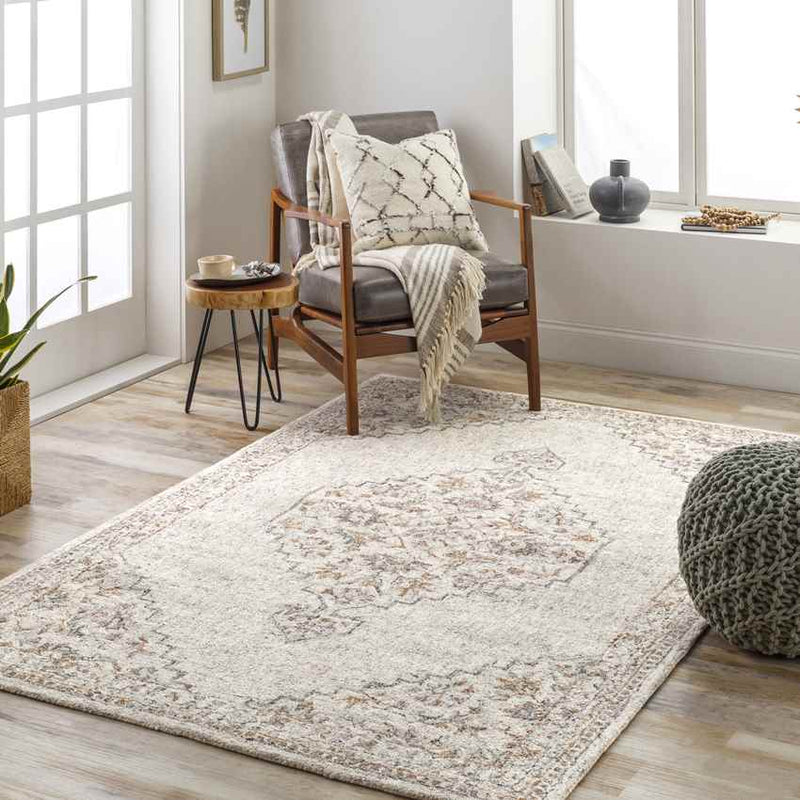 Warren Park Traditional Beige Area Rug