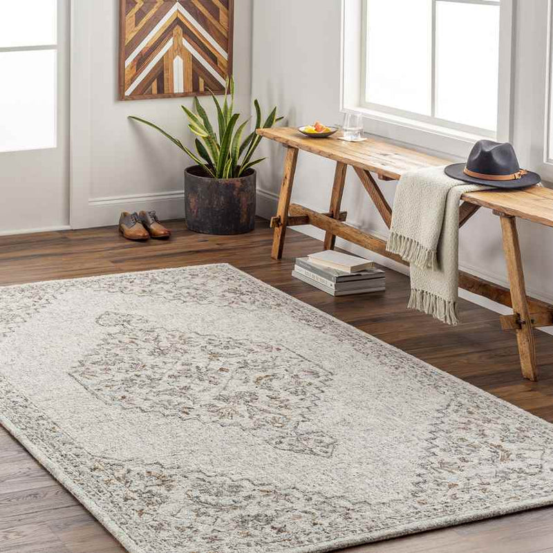 Warren Park Traditional Beige Area Rug