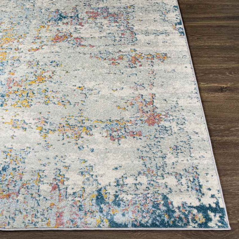 Leah Modern Teal Area Rug