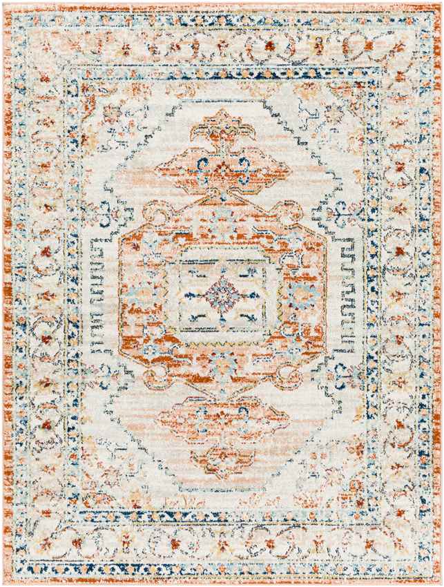 Cedar Lake Traditional Orange Area Rug