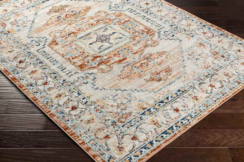 Cedar Lake Traditional Orange Area Rug