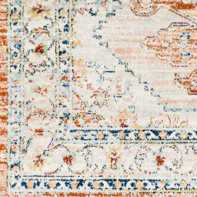 Cedar Lake Traditional Orange Area Rug