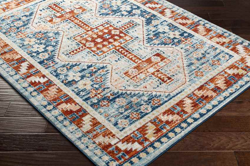 Chalmers Traditional Teal Area Rug