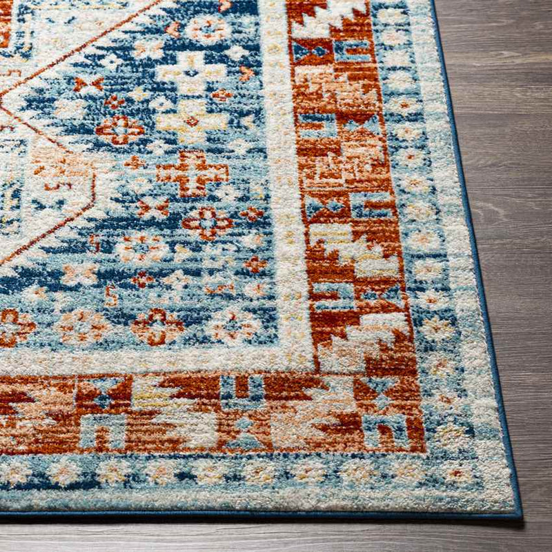 Chalmers Traditional Teal Area Rug