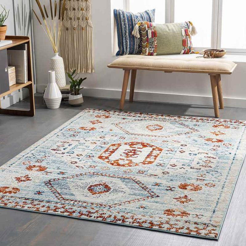 Riczi Traditional Cream Area Rug