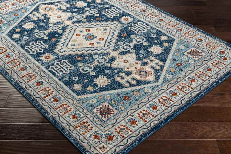 Clifford Traditional Navy Area Rug