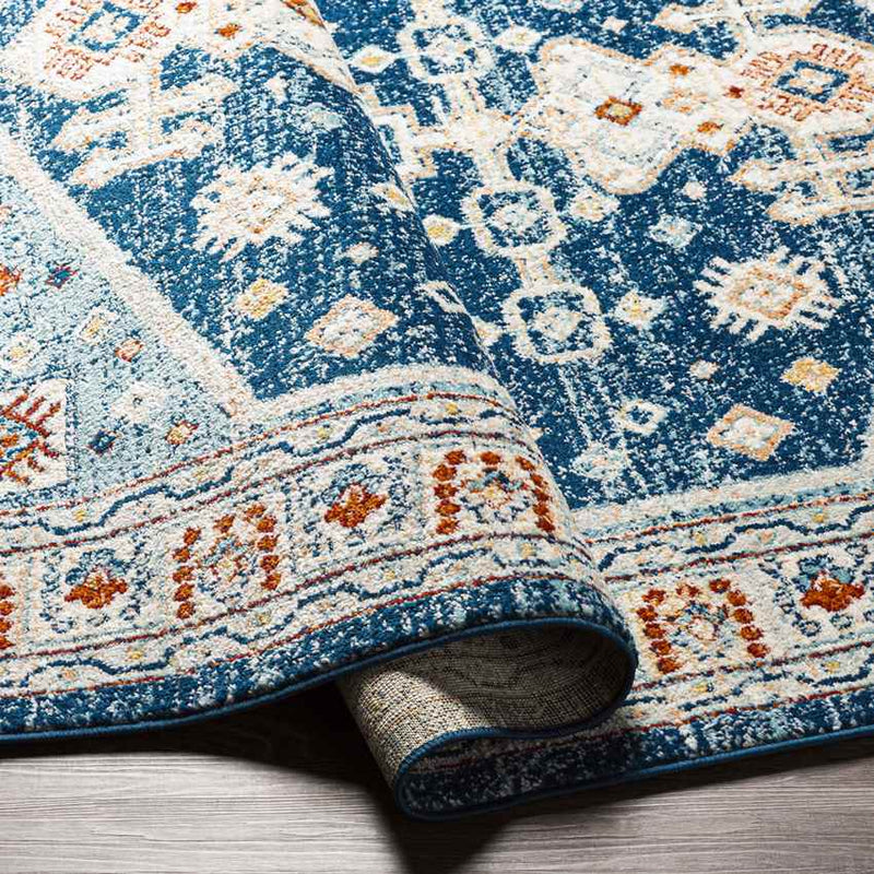 Clifford Traditional Navy Area Rug