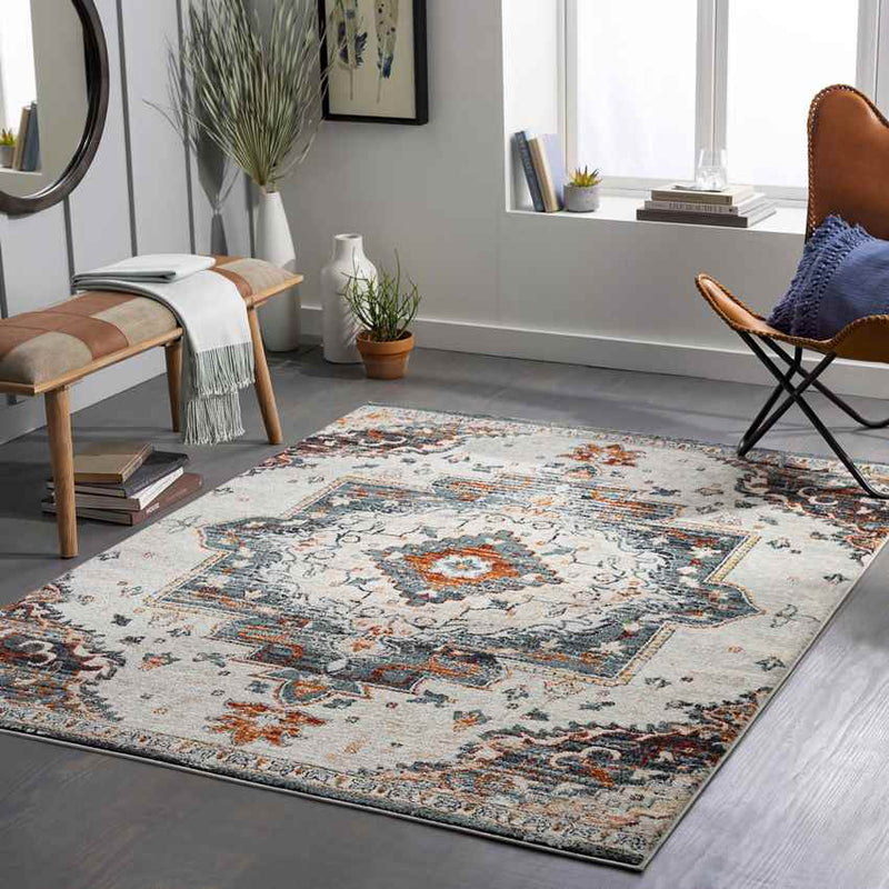 Sam Traditional Ivory Area Rug