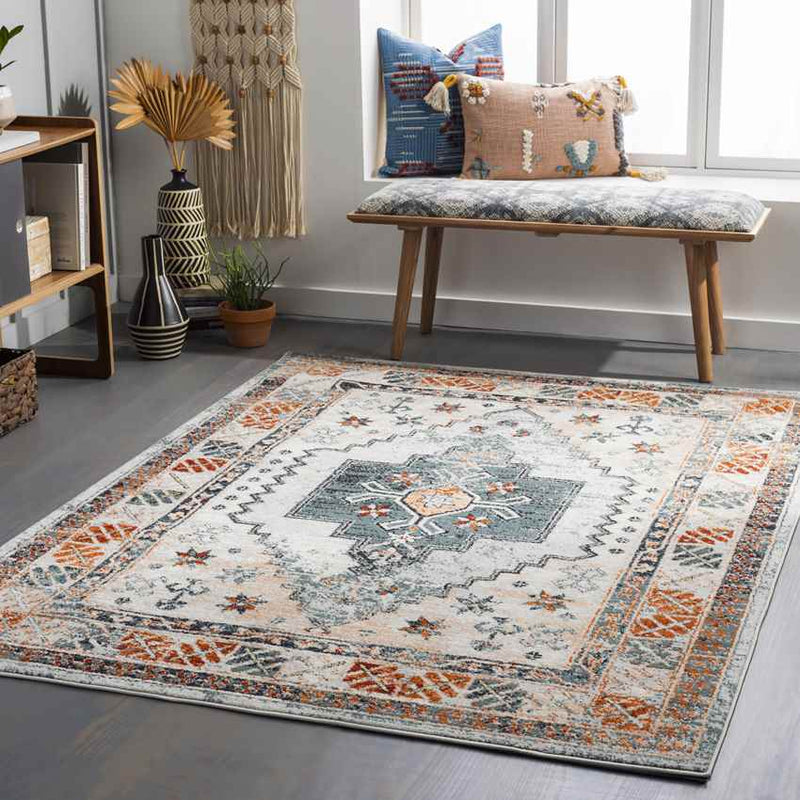 Cromwell Traditional Navy Area Rug