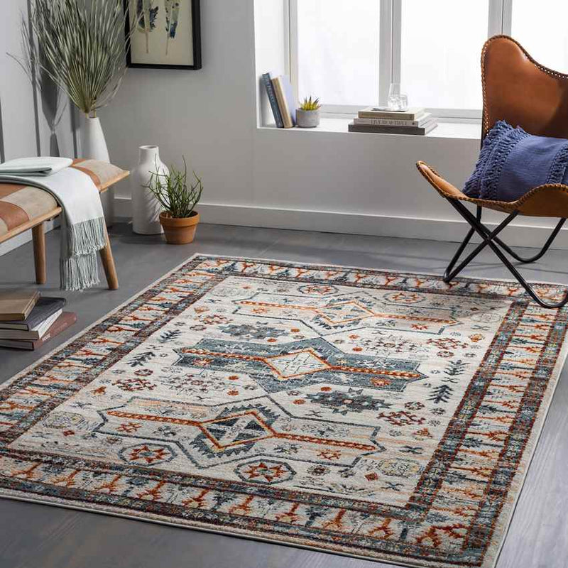 Culver Traditional Navy Area Rug