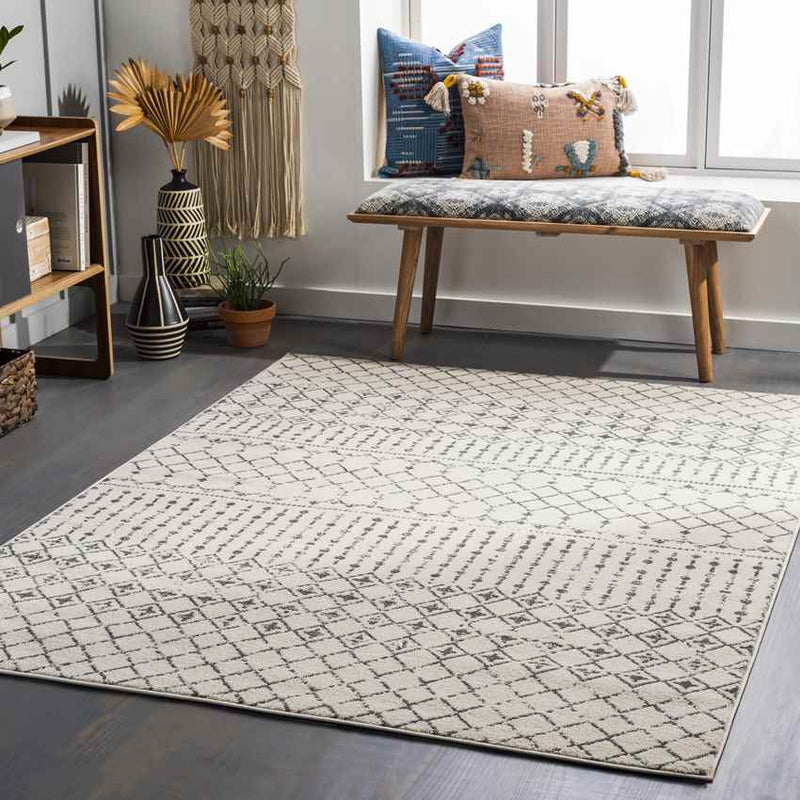 Elberfeld Global Cream Area Rug