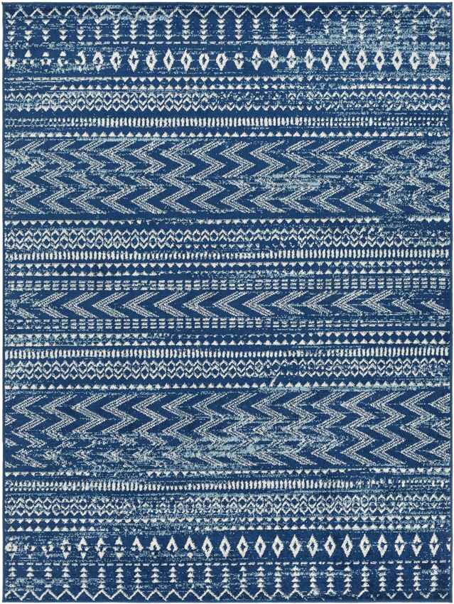 English Global Dark Blue Area Rug