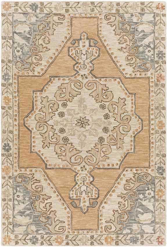 Mill Creek Traditional Peach Area Rug