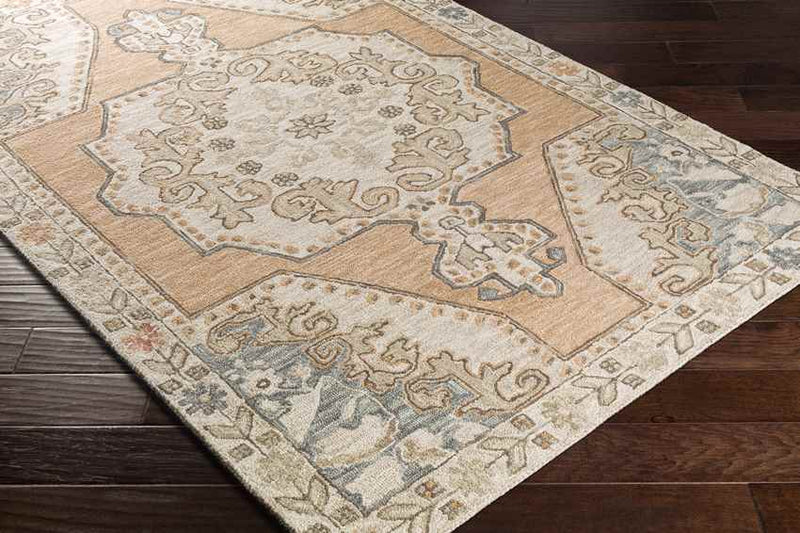 Mill Creek Traditional Peach Area Rug