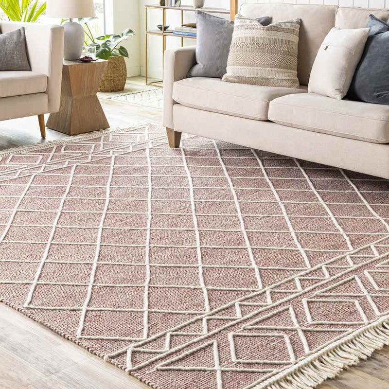 New Milford Global Coral Area Rug