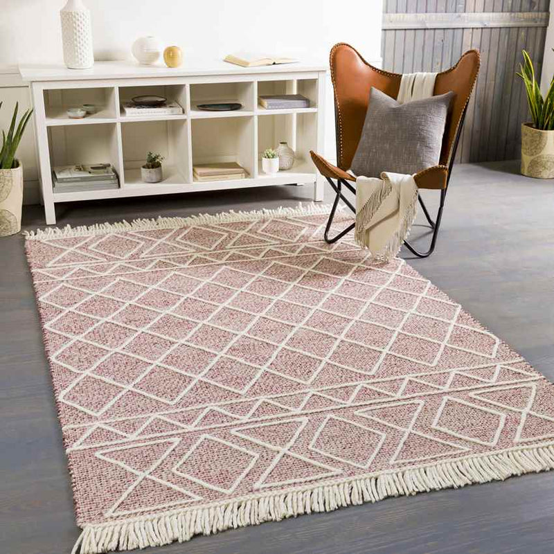 New Milford Global Coral Area Rug