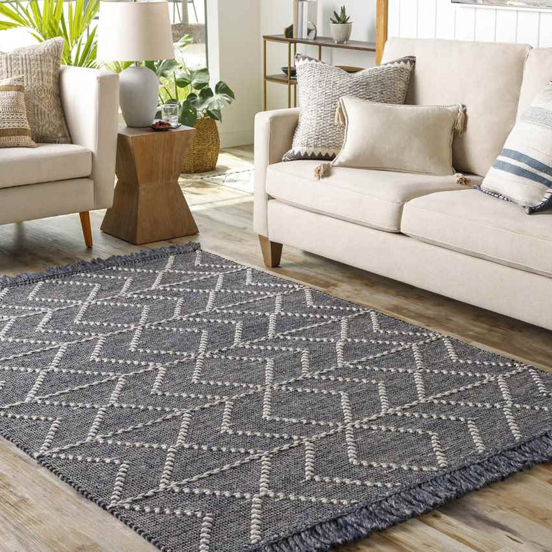 New Minden Global Charcoal Area Rug