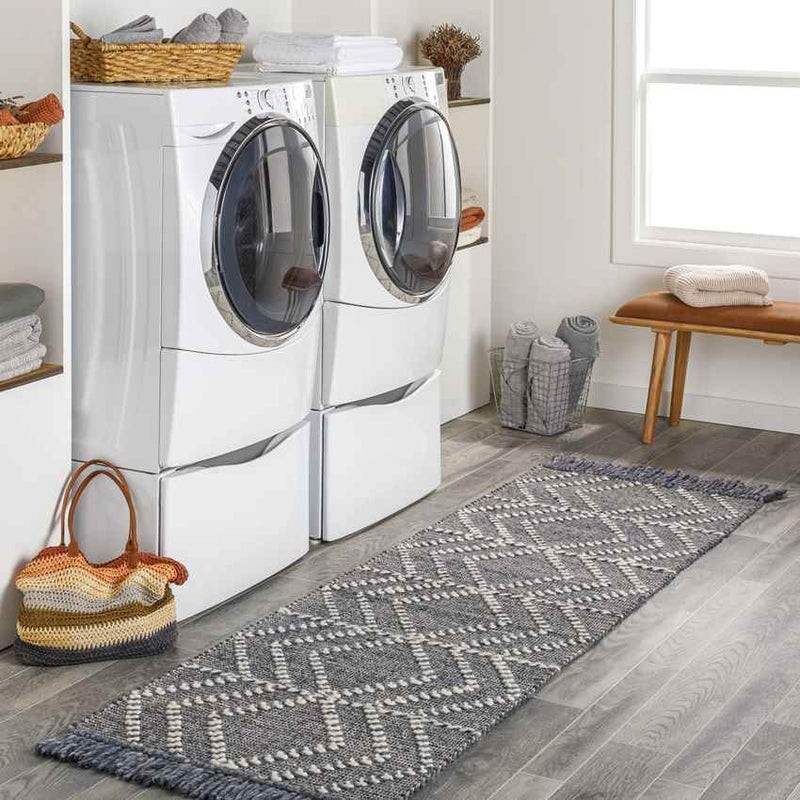 New Minden Global Charcoal Area Rug