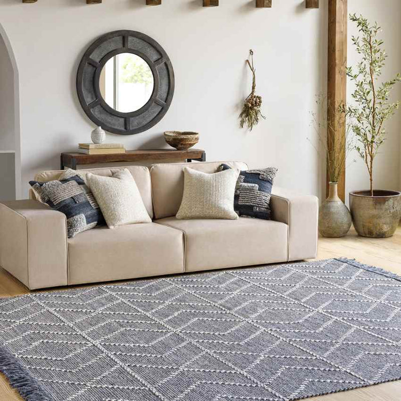 New Minden Global Charcoal Area Rug