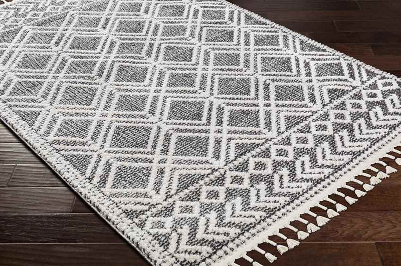 Noblesville Global Black Area Rug