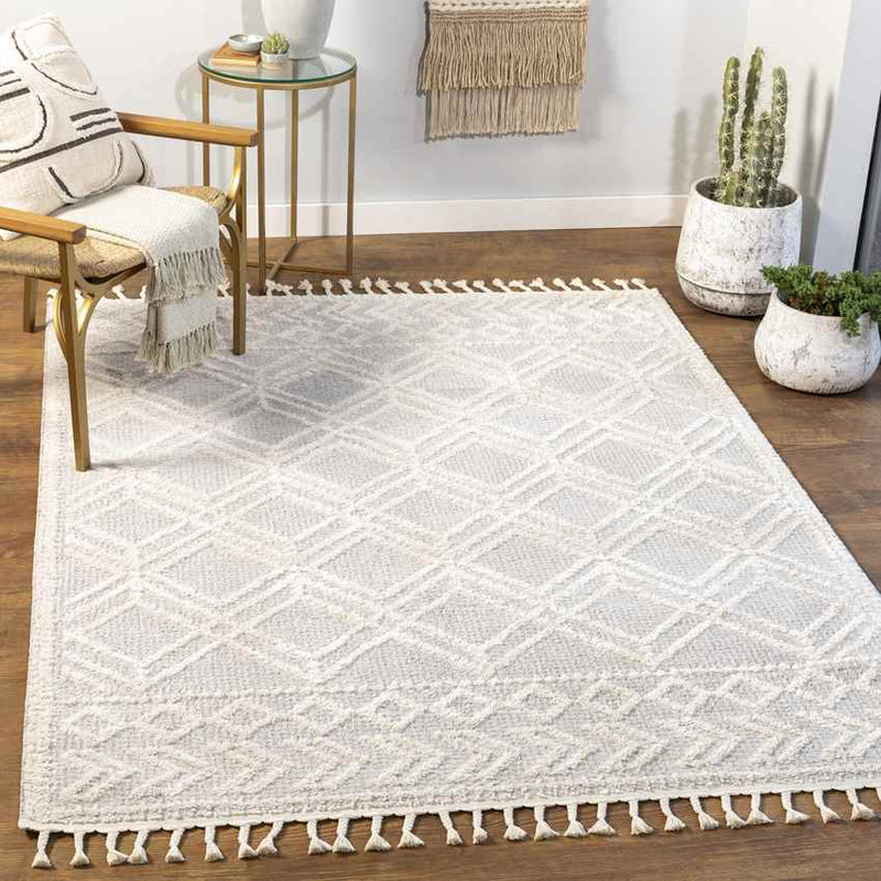 Noblesville Global Light Gray Area Rug