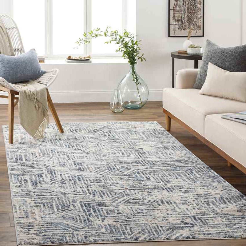 Rathbun Modern Navy Area Rug