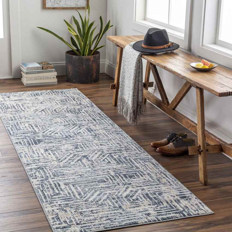 Rathbun Modern Navy Area Rug