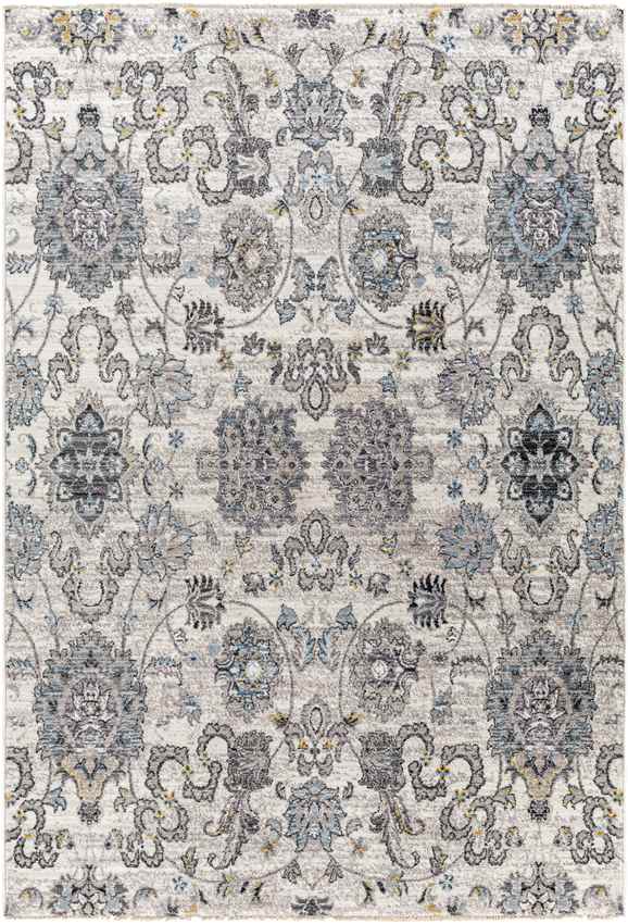 Riceville Traditional Ivory Area Rug