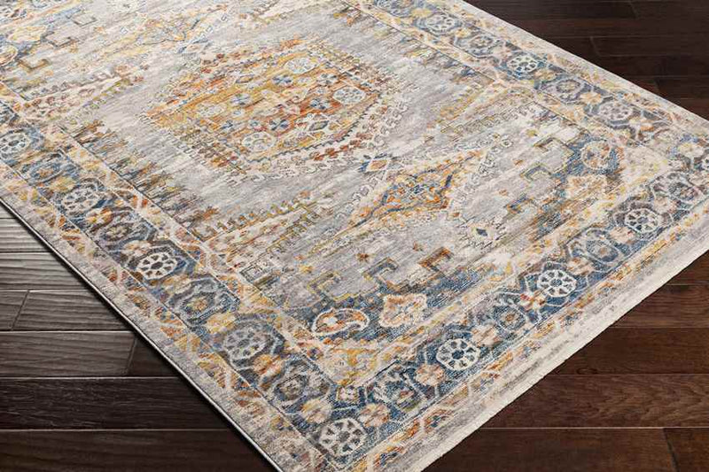 Searsboro Traditional Denim Area Rug