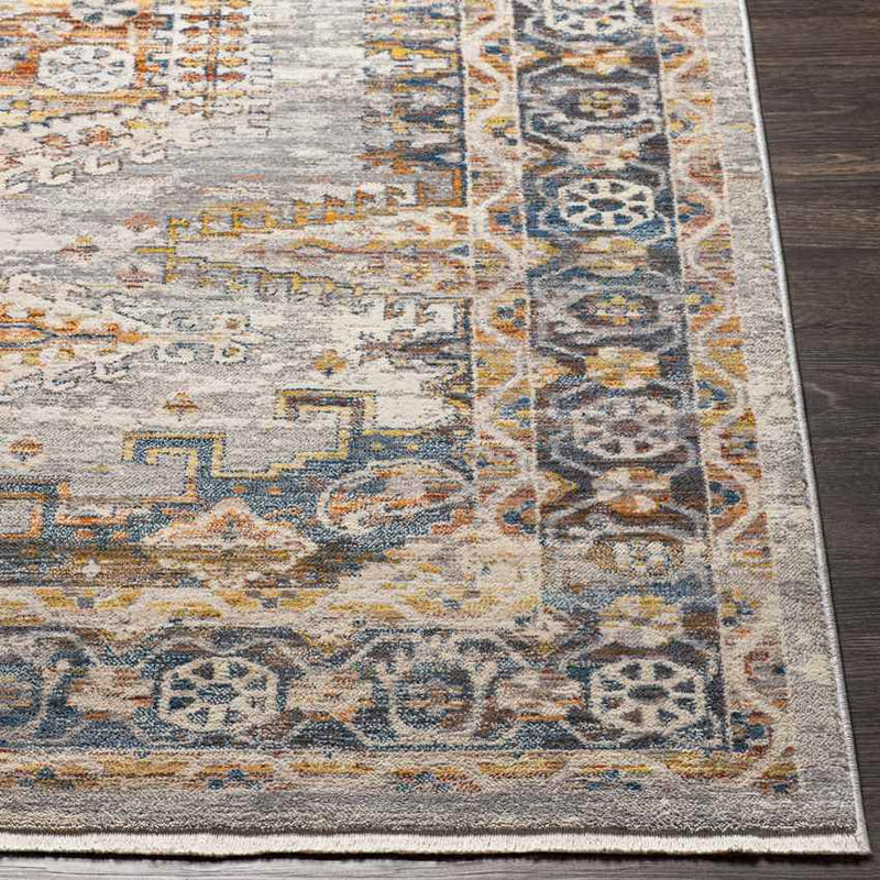 Searsboro Traditional Denim Area Rug