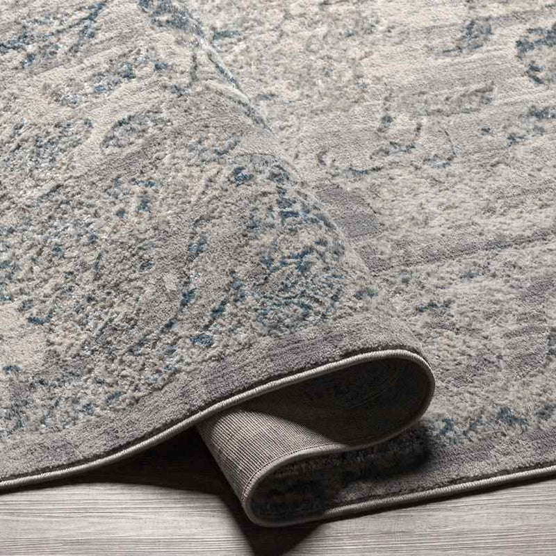 Sioux Rapids Traditional Dark Gray Area Rug