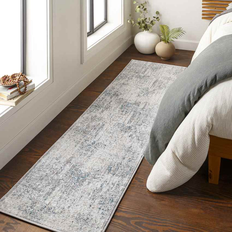 Sioux Rapids Traditional Dark Gray Area Rug